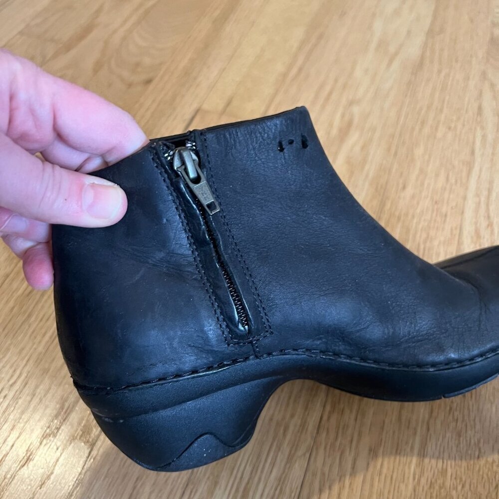 Patagonia Better Clog Black Leather Ankle Boots Women's US Size 7 Eu 38 - Picture 8 of 11
